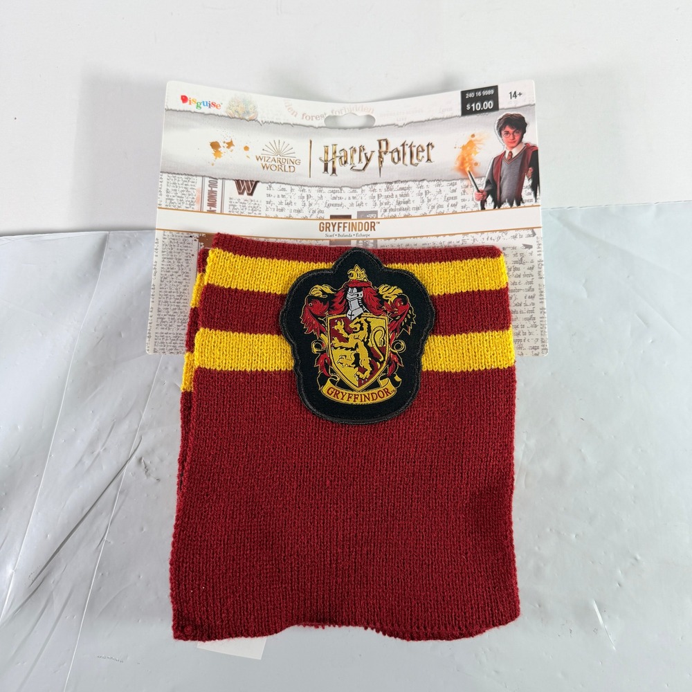 Disguise Harry Potter Gryffindor House Knit Scarf Costume Wizarding World NWT